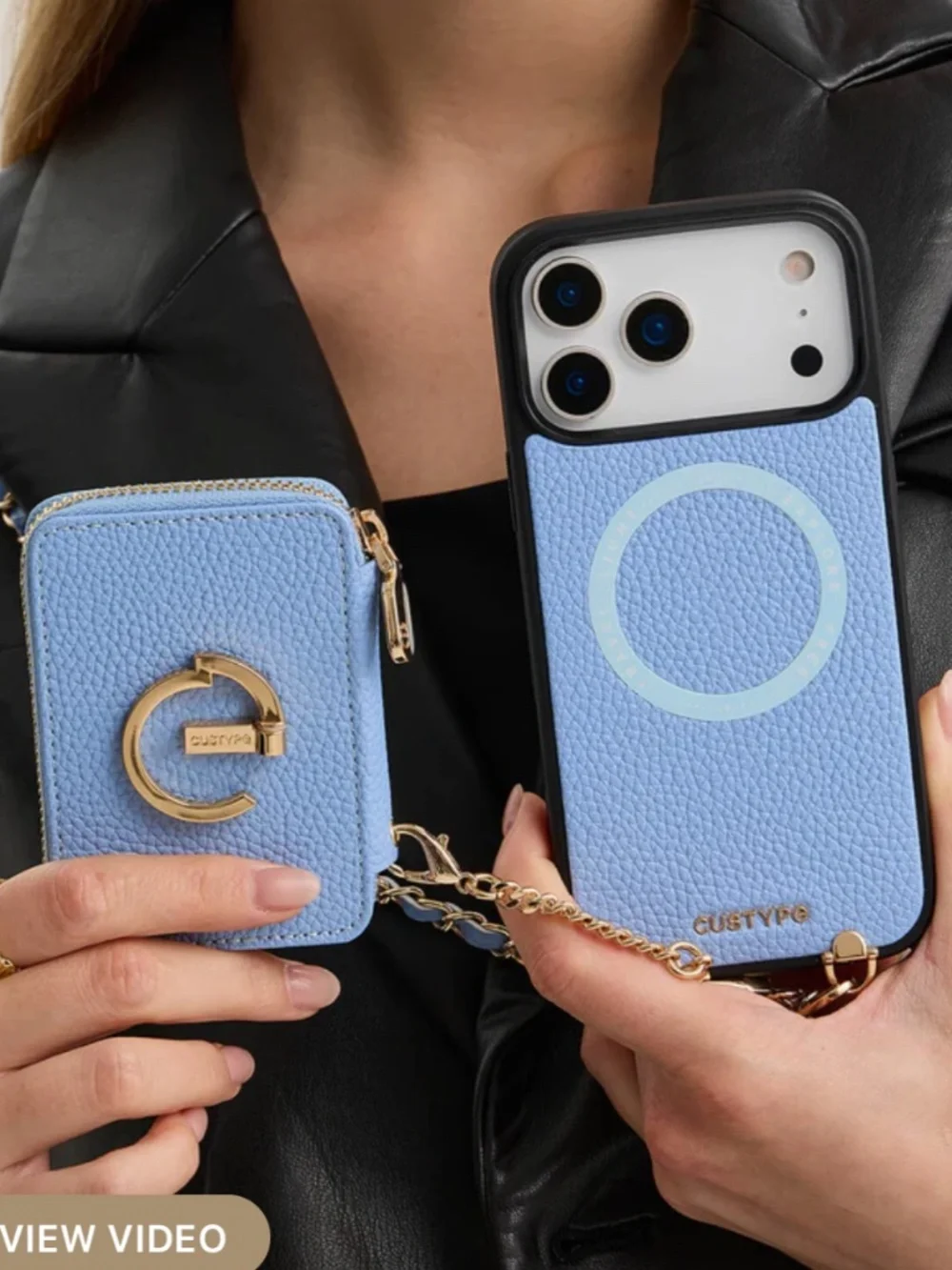 NTW Custype  Magnetic Wallet Phone CaseAllure Chain Series- iPhone 17 ProMax-